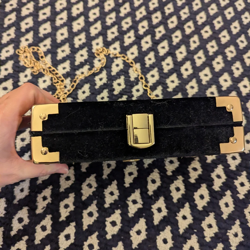 Black Velvet Constellation Celestial Clutch - Picture 3 of 6